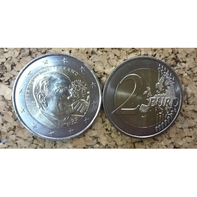 Монета 2 евро 2016 г. Франция. Миттеран.